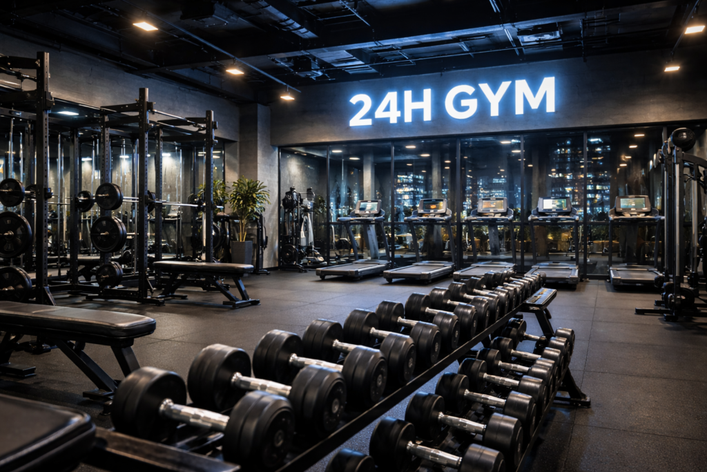 24時間ジムをイメージした画像